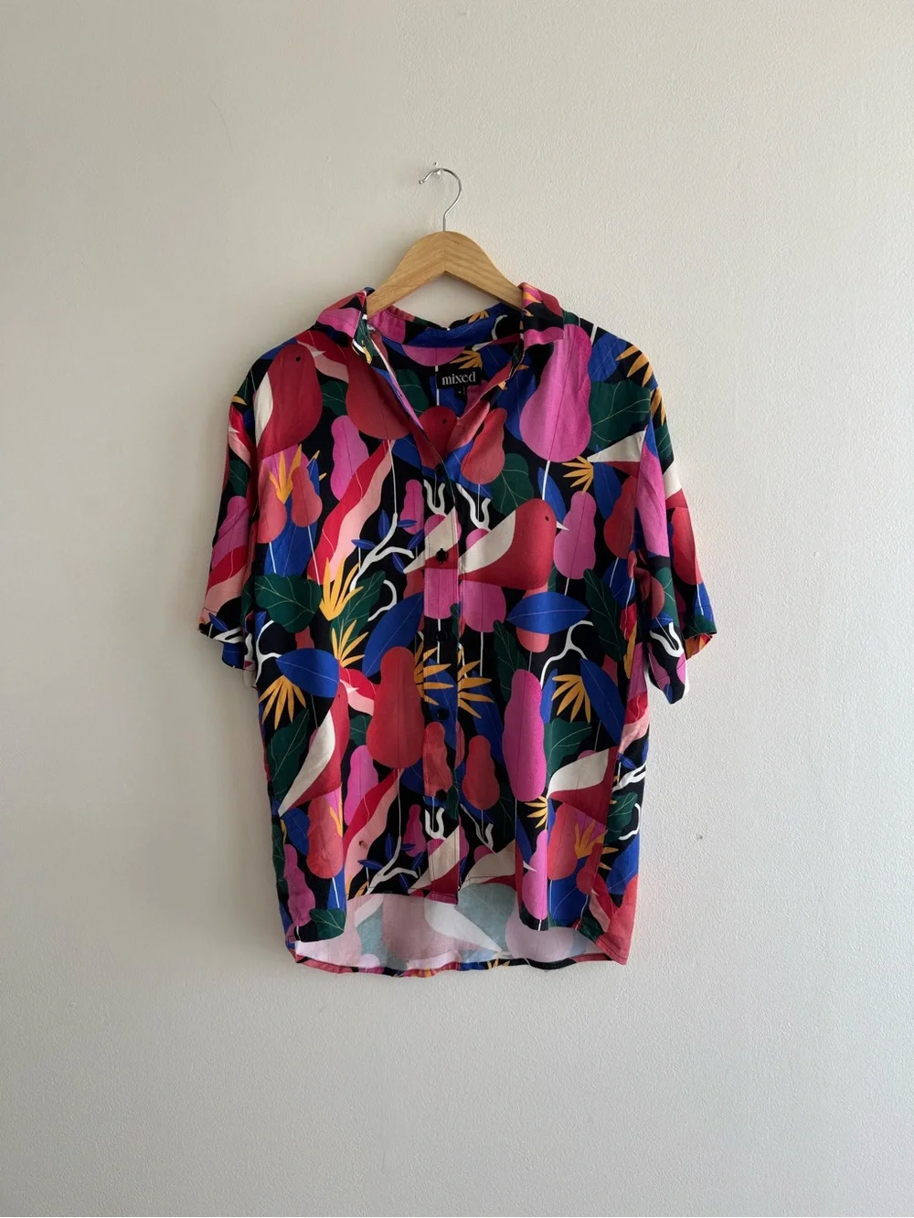 Mixed by Nasrin button down sz S - Picture 2 of 4